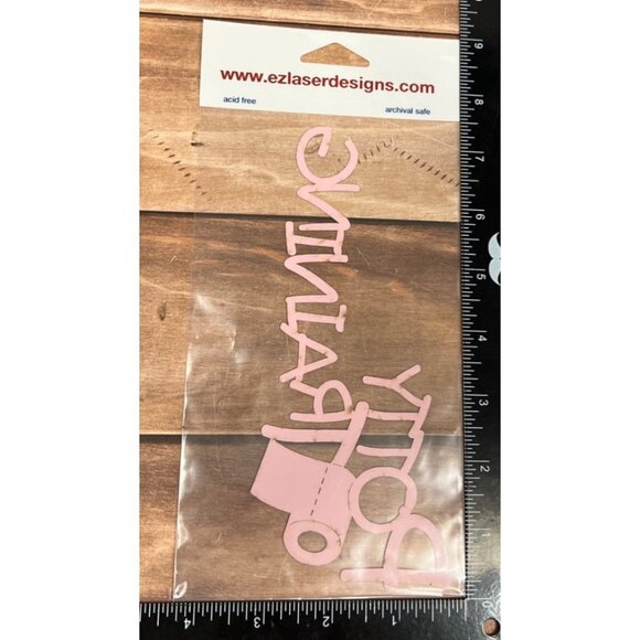 Potty Training Paper Die Cut By EZ Laser Designs Acid-Free Archival Safe - Picture 3 of 3